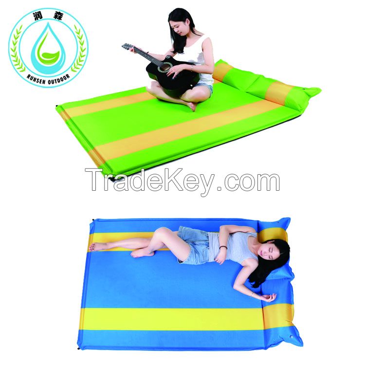 Automatic inflatable mats double outdoor  widening thick camping sleeping mats