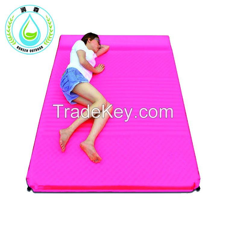 2person large space  mattress automatic inflatable cushion outdoor camping inflatable mat