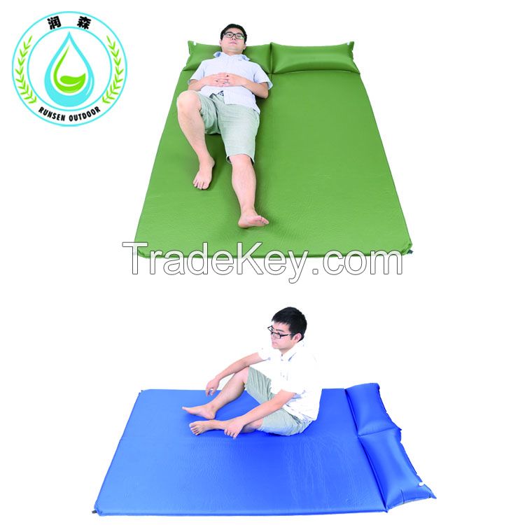 Automatic inflatable mats double outdoor  widening thick camping sleeping mats