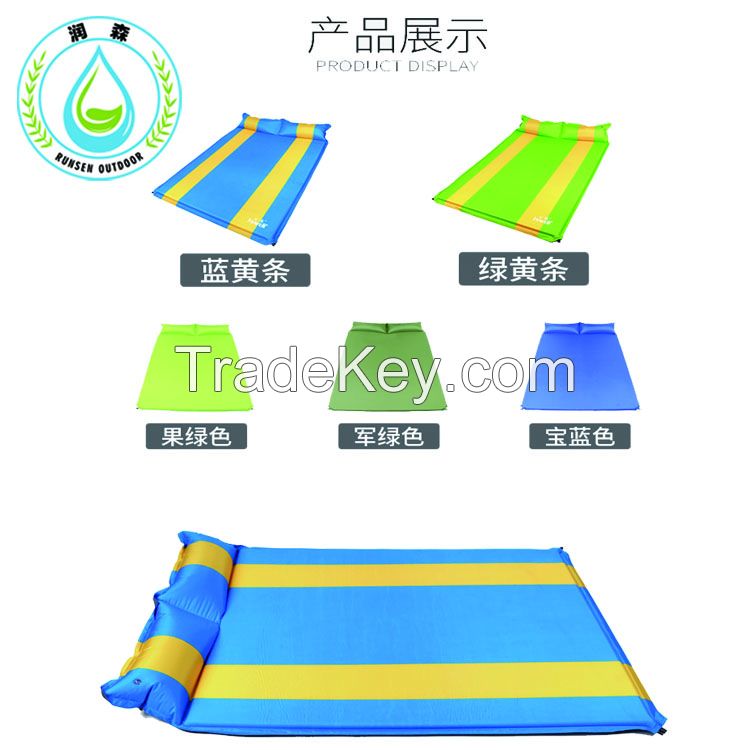 Automatic inflatable mats double outdoor  widening thick camping sleeping mats