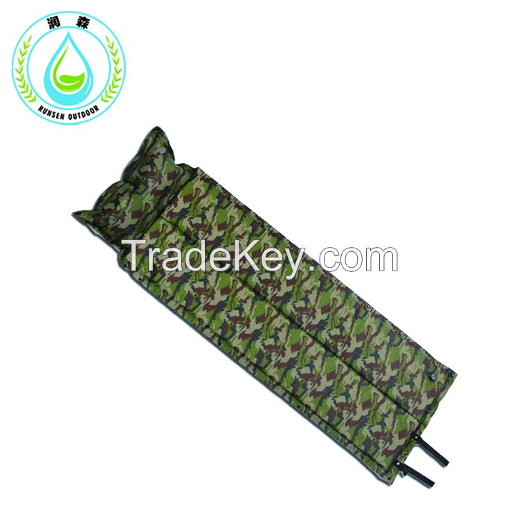 RUNSEN Camping Mat Automatic Inflatable Camouflage Portable Outdoor Pad waterproof Picnic  mattress