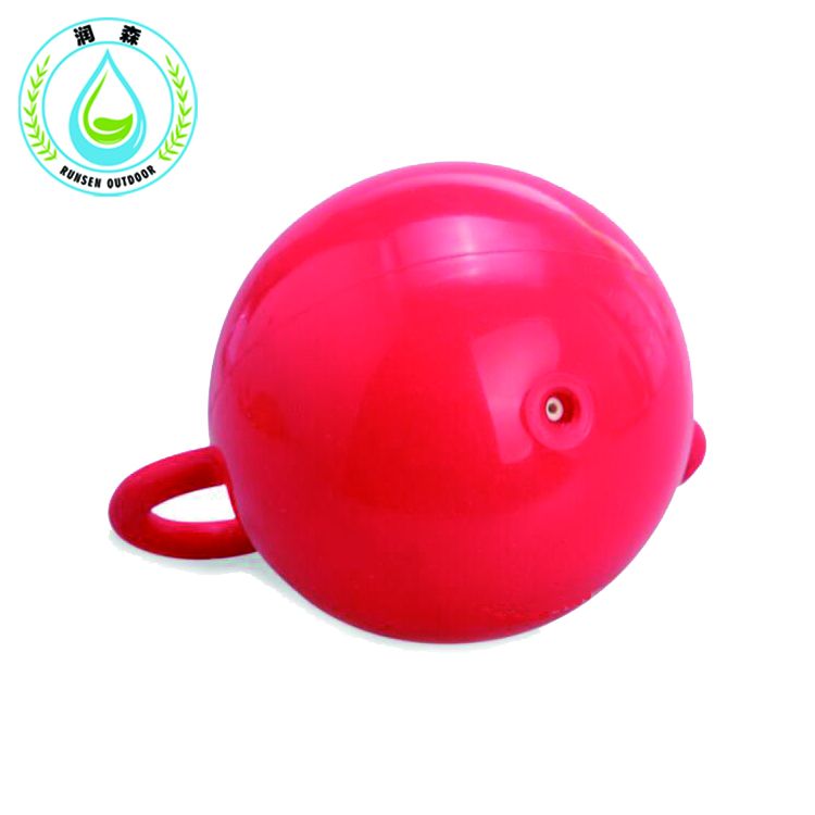 RUNSEN Fisher bell bell ball ball baby infant hand handle Lara ears ball toy ball 4 inch inflatable inflatable toy ball rattle Lara Fisher