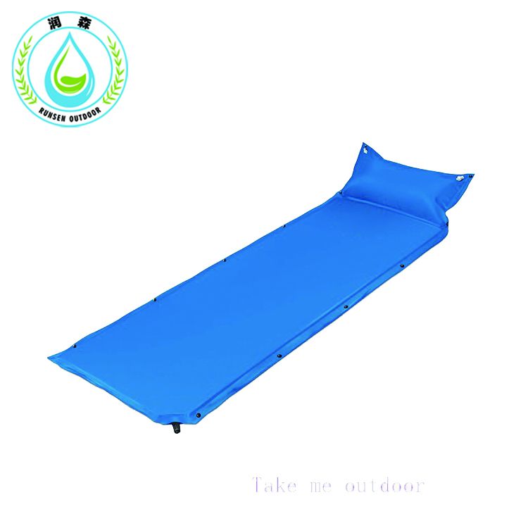 single perosn automatic inflatable mat outdoor camping  air mattress