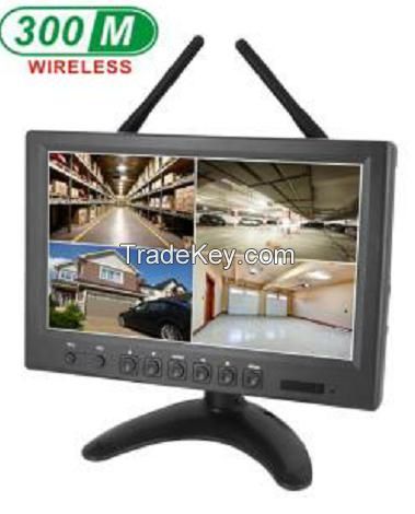 9inch Wireless LCD DVR support TF Card, Free APP for Smartphone