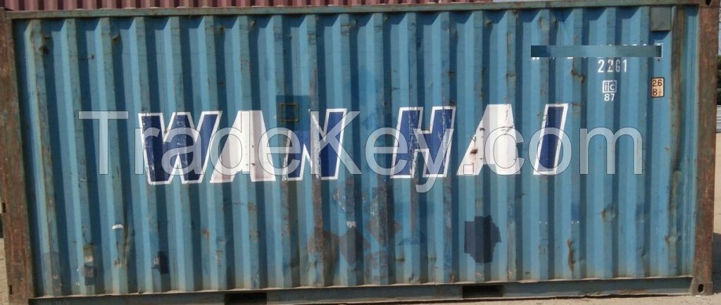 TJ TRADING AGENCIES USED SHIPPING DRY STORAGE CONTAINERS