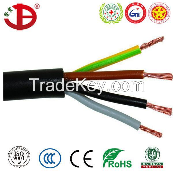 IEC60227 53 PVC Insulated and PVC Sheathed Flexible Electric Cable RVV Cable