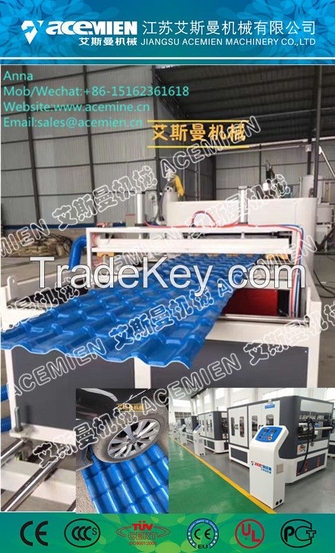 Glazed tile building material metal sheet cold forming machine for sal