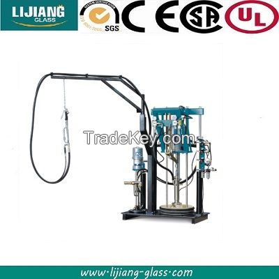 Pneumatic sealant spreading machine