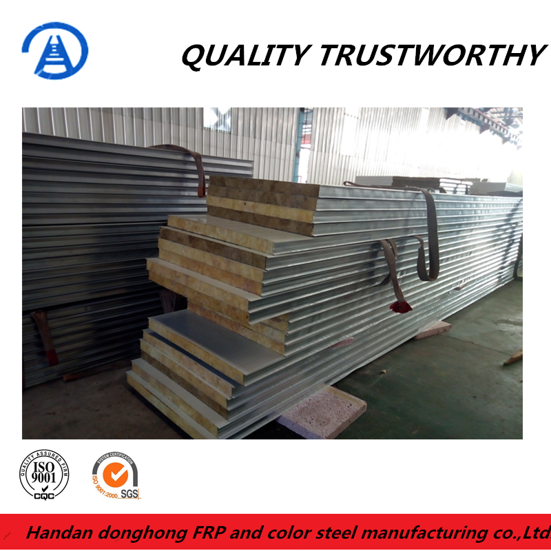 Fire proof Rockwool Sandwich Panels