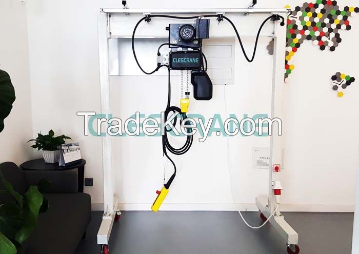 2 ton Clescrane chain hoist gantry crane