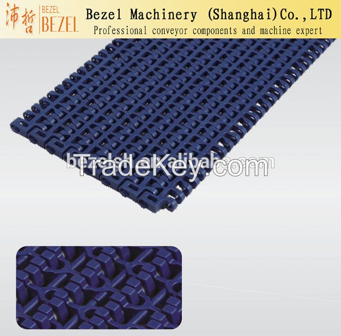 Plastic Flush Grid Modular Chain Conveyor Belt