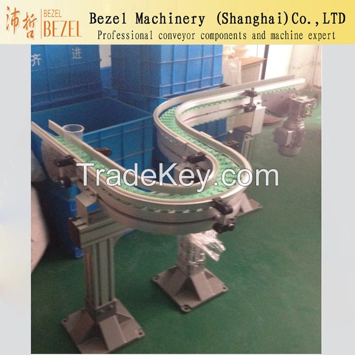 Aluminium Frame Top Chain Conveyor Alum Conveyor Slat Top Chain Convey