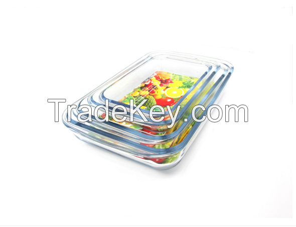 Rectangle glass baking dish