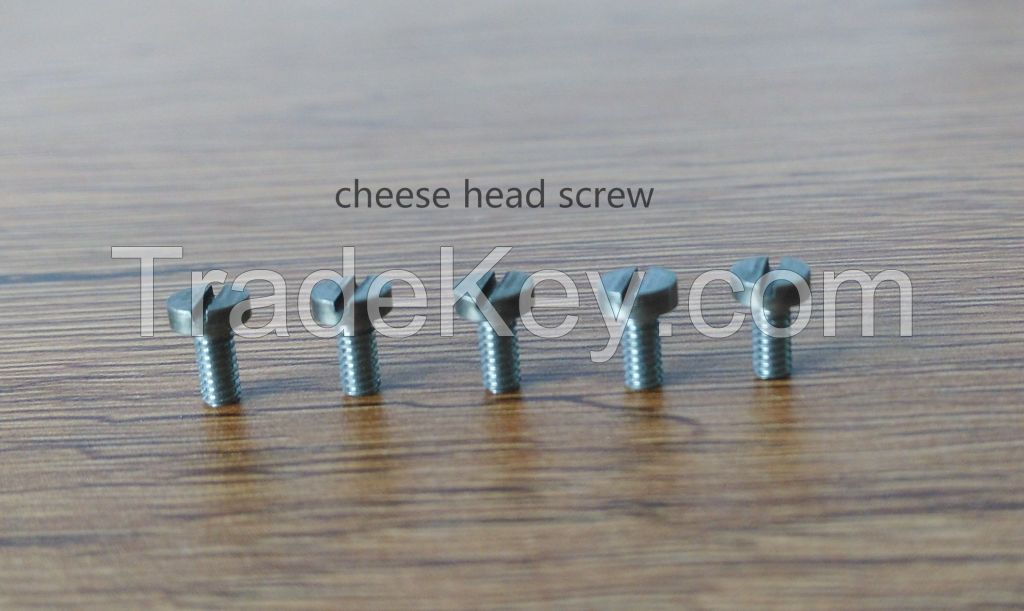 Top grade pure molybdenum cheese head cap slotted screw