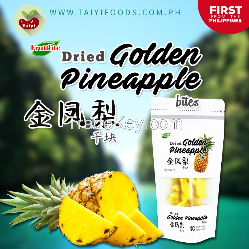 Philippine Dried Golden Pineapple - NEW Healthy Fruit Snack