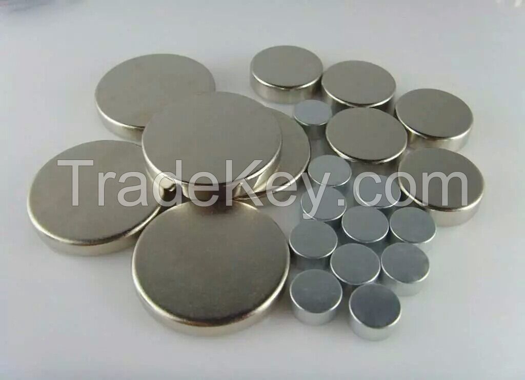 Small Cylinder Rare Earth NdFeB Permanent Neodymium Magnet