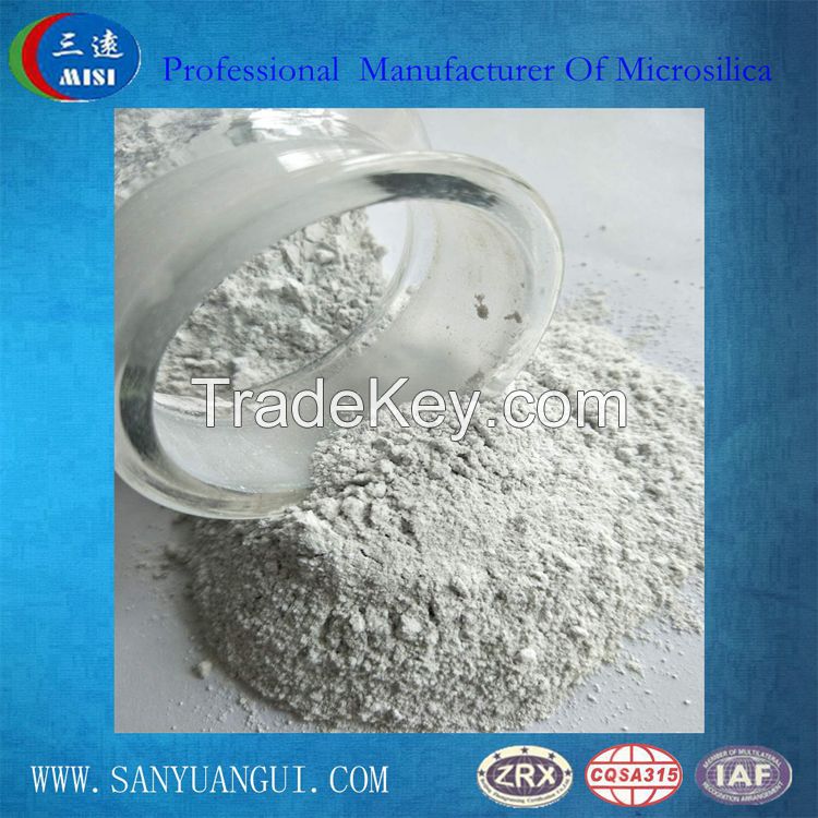 Densified and undensified silica fume/ microsilica for concrete and refactory