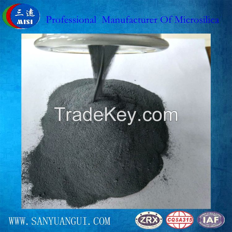 Microsilica / silica fume amorphous for cement made in China 