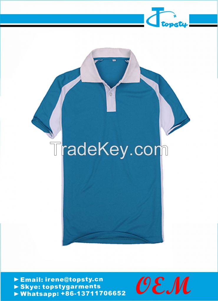 Customized cotton men's polo shirts