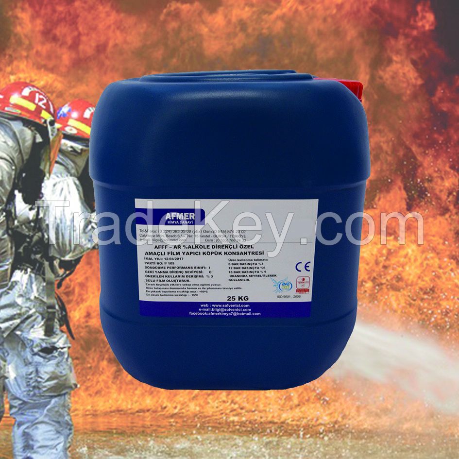 AFFF-AR (ALCOHOL RESISTANT AQUEOUS FILM FORMING FOAM)