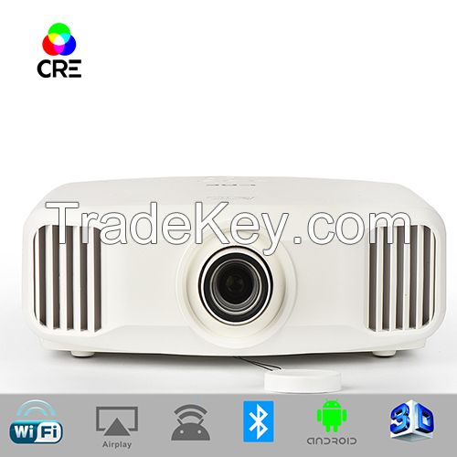 CREX8000 1920*1200 2K 3LCD 3D WIFI Full HD Projector