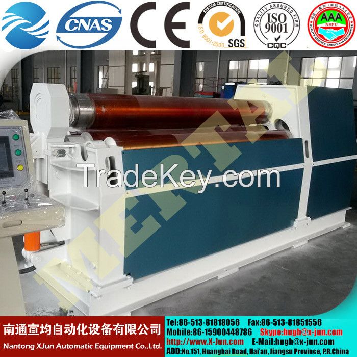 Promotion! Mclw12xnc-60*3000 Large Hydraulic CNC Four Roller Plate Bending/Rolling Machine