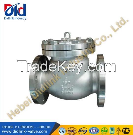 Stainless Steel Ansi 3 inch swing check valve parts, check valve types and applications Prices