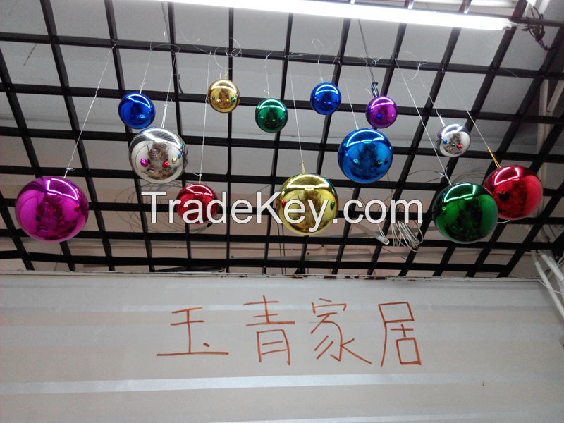 Christmas decoration bright ball Crhistmas tree hanging ball,Laser hollowed-out stars hanging