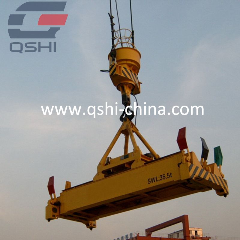 Rotating Electric Hydraulic Telescopic Spreader for 20FT 40FT Containers