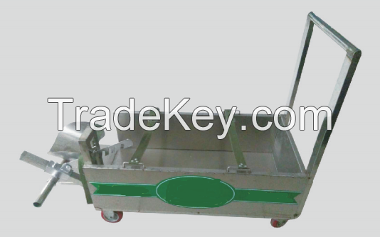 Calf colostrum drenching cart