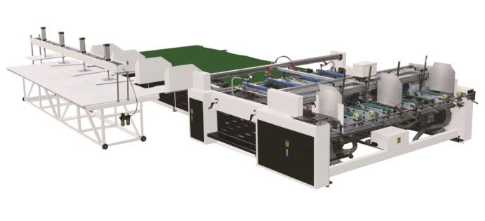 High speed AB folder gluer