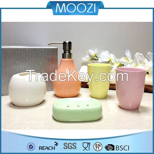 private label home decor oem service ceramic bathroom set