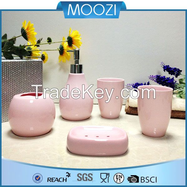 private label home decor oem service ceramic bathroom set