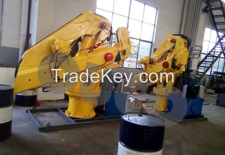 2T folding crane Knuckle Boom Crane Marine Crane Pedestal crane