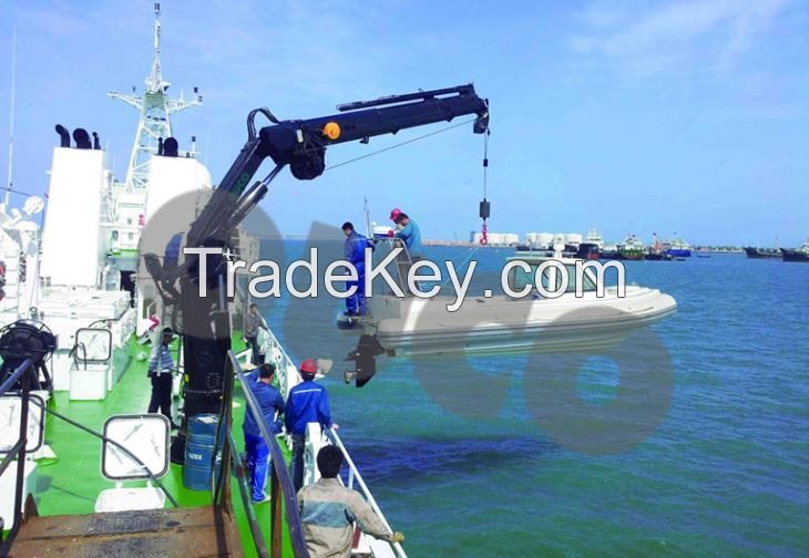 OUCO Marine/Offshore Small Provision Crane Electric Hydraulic Crane Machine