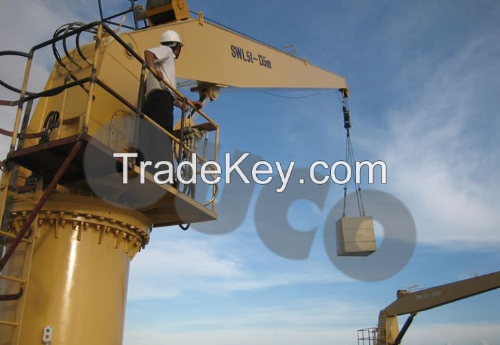 For Sale National Stiff Articulating Boom Cranes Are Hydraulic Cylinder Luffing.