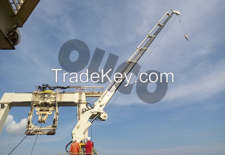 2.5T Foldable Knuckle Boom And Telescopic Compund Hydraulic Crane