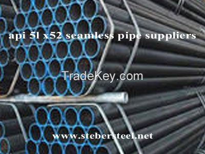 api 5l x52 seamless pipe suppliers