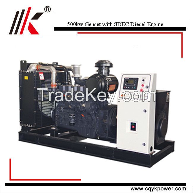 Cheap 500kw water cooled power motor engine generator diesel kva with price