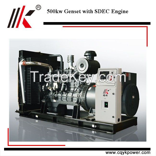 Cheap 500kw water cooled power motor engine generator diesel kva with price