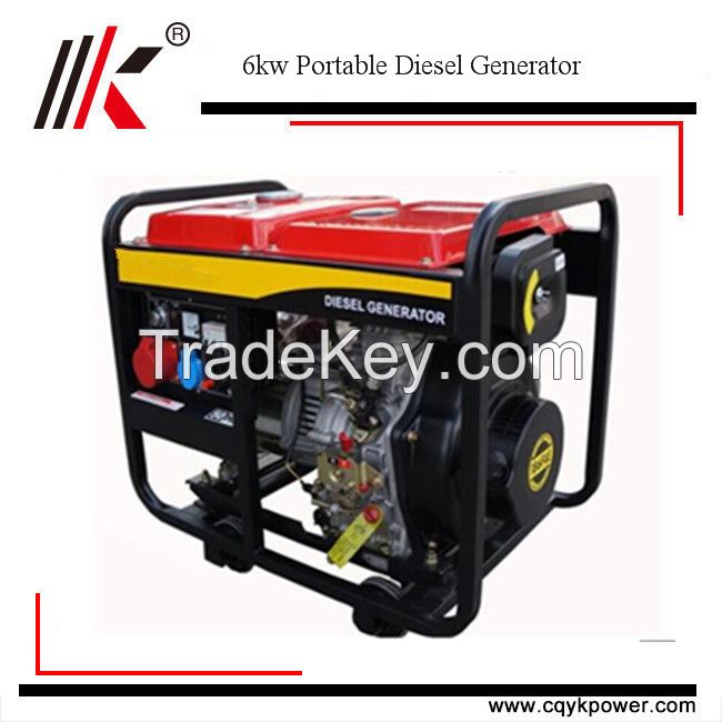 Top sale small diesel generator with 10hp diesel engine