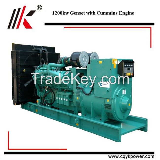 High quality 1200kw 1500 kva KTA50-G3 Cummins engine diesel generator