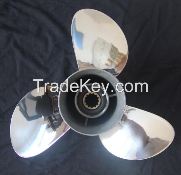 3 Blades Stainless Steel Boat Outboard Propeller For Mercury Engine 135-250HP