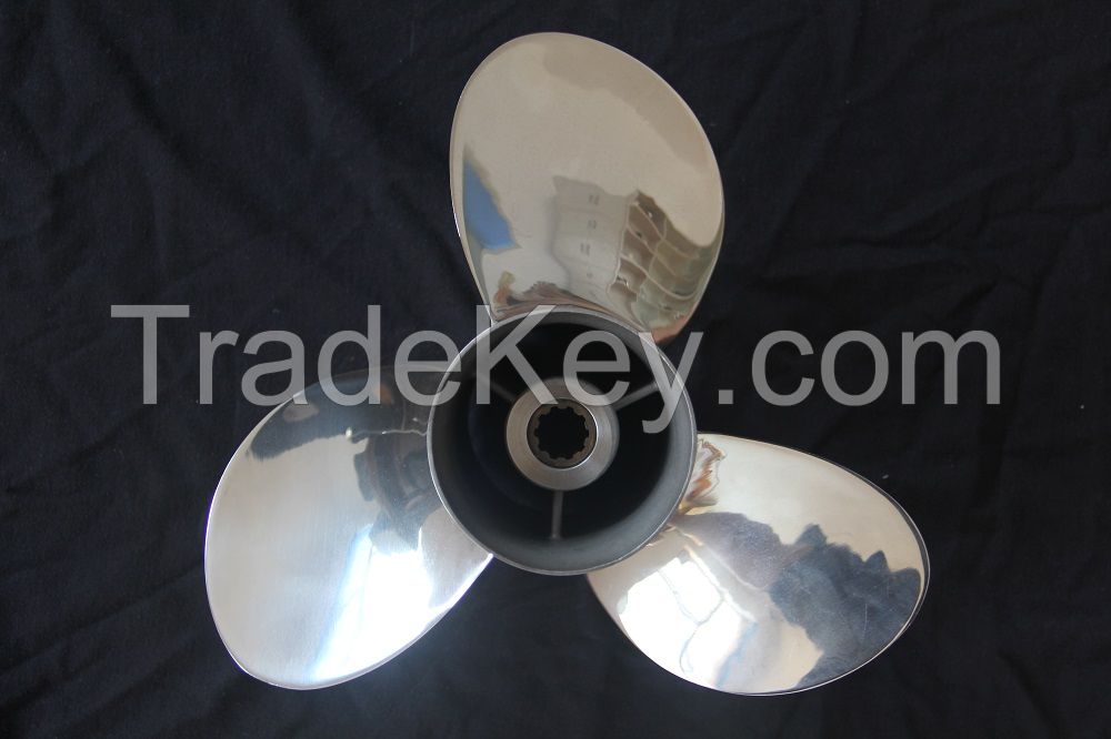 14 1/2 X 19 Stainless Steel Boat Propeller For Mercury Outboards