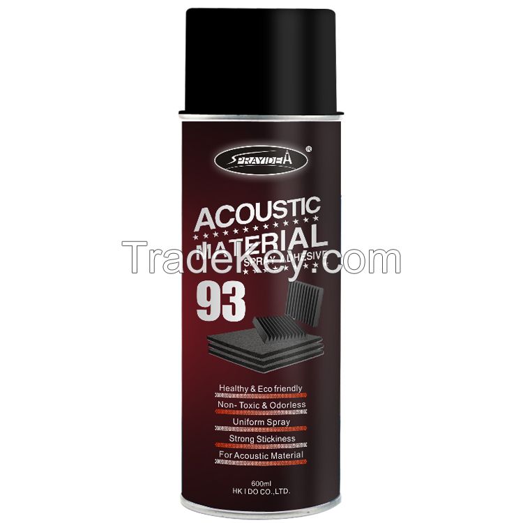 Sprayidea 93 New invention acoustic sponge insulation material spray adhesive