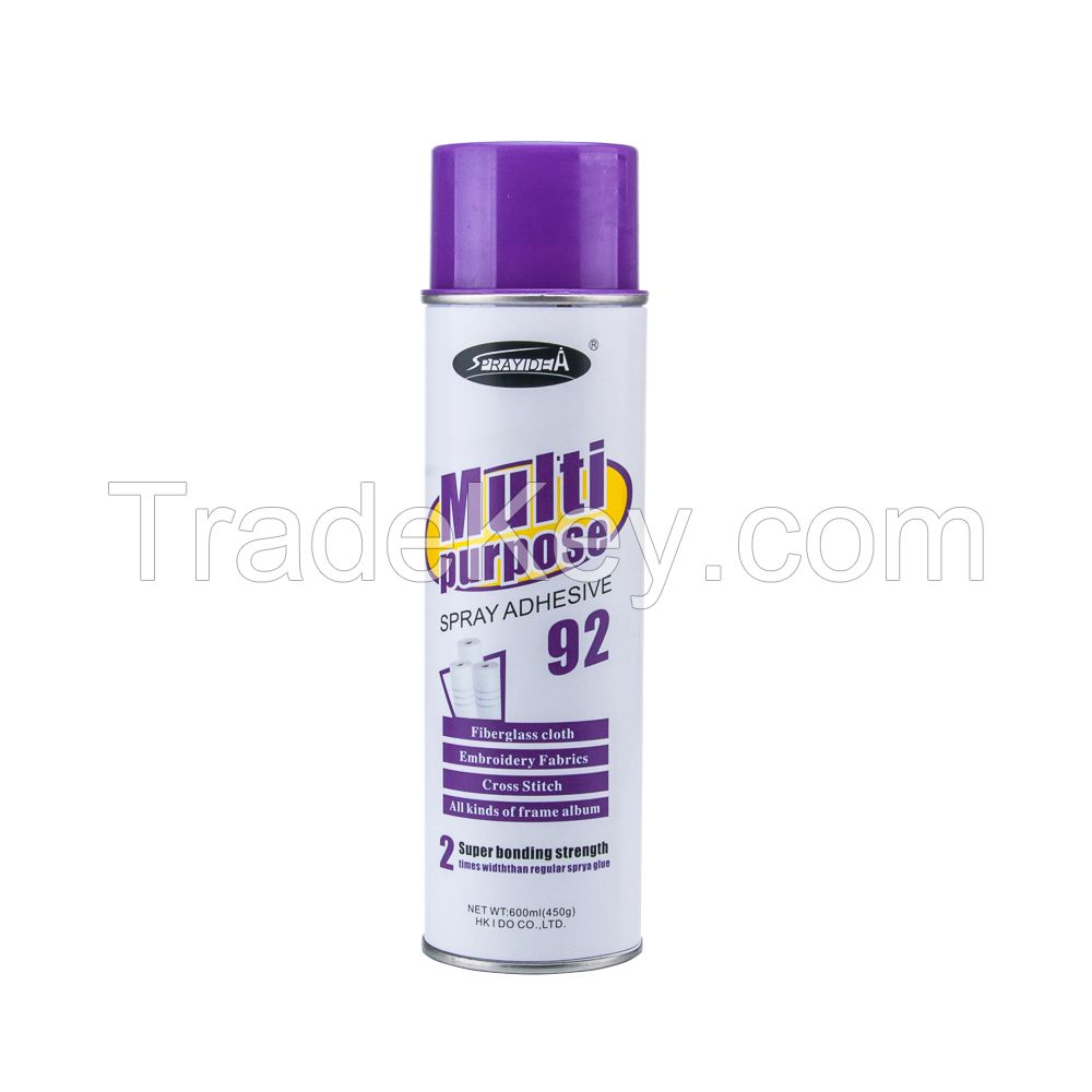 Sprayidea 92 New invention multi-purpose composite and light material spray adhesive