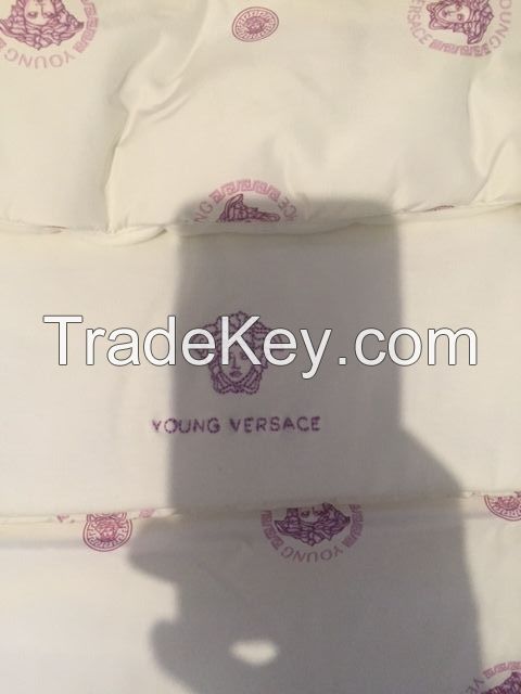 Young Versace Ivory & Purple Pink Medusa Baby Nest Sleeping Bag 