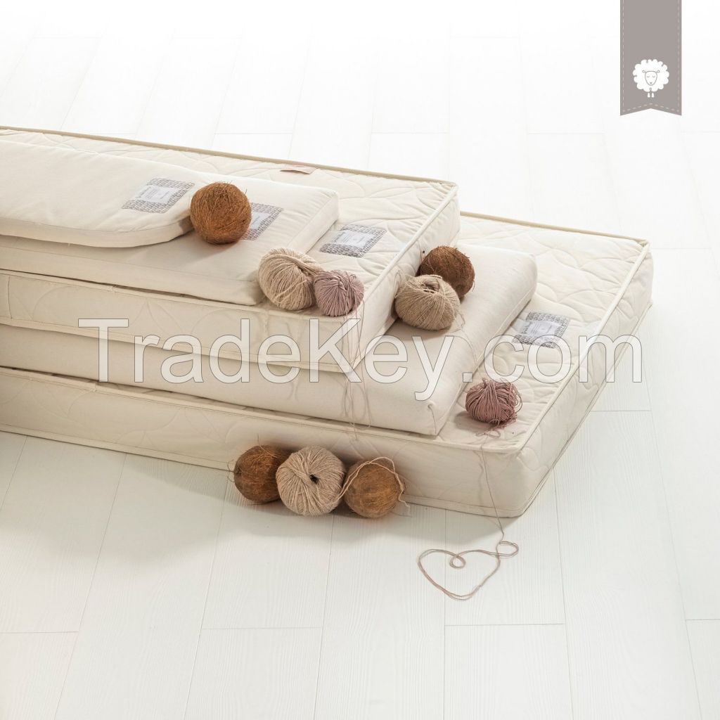 The Little Green Sheep Natural Twist Cot Bed Mattress