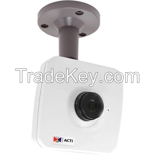 ACTI E12A 3mp Cube With Basic Wdr Fixed Lens F2.8mm/f2.0 H.264 1080p/30fps Dnr Audio Microsdhc/microsdxc Poe