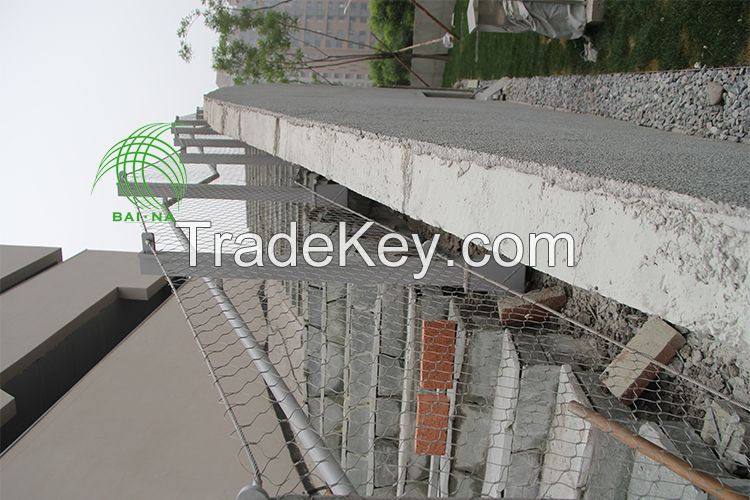  cheap protective rope mesh decorative staircase fence